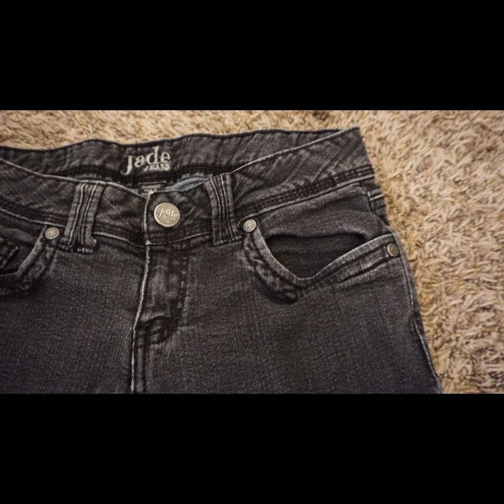 Straight Leg Denim Jeans